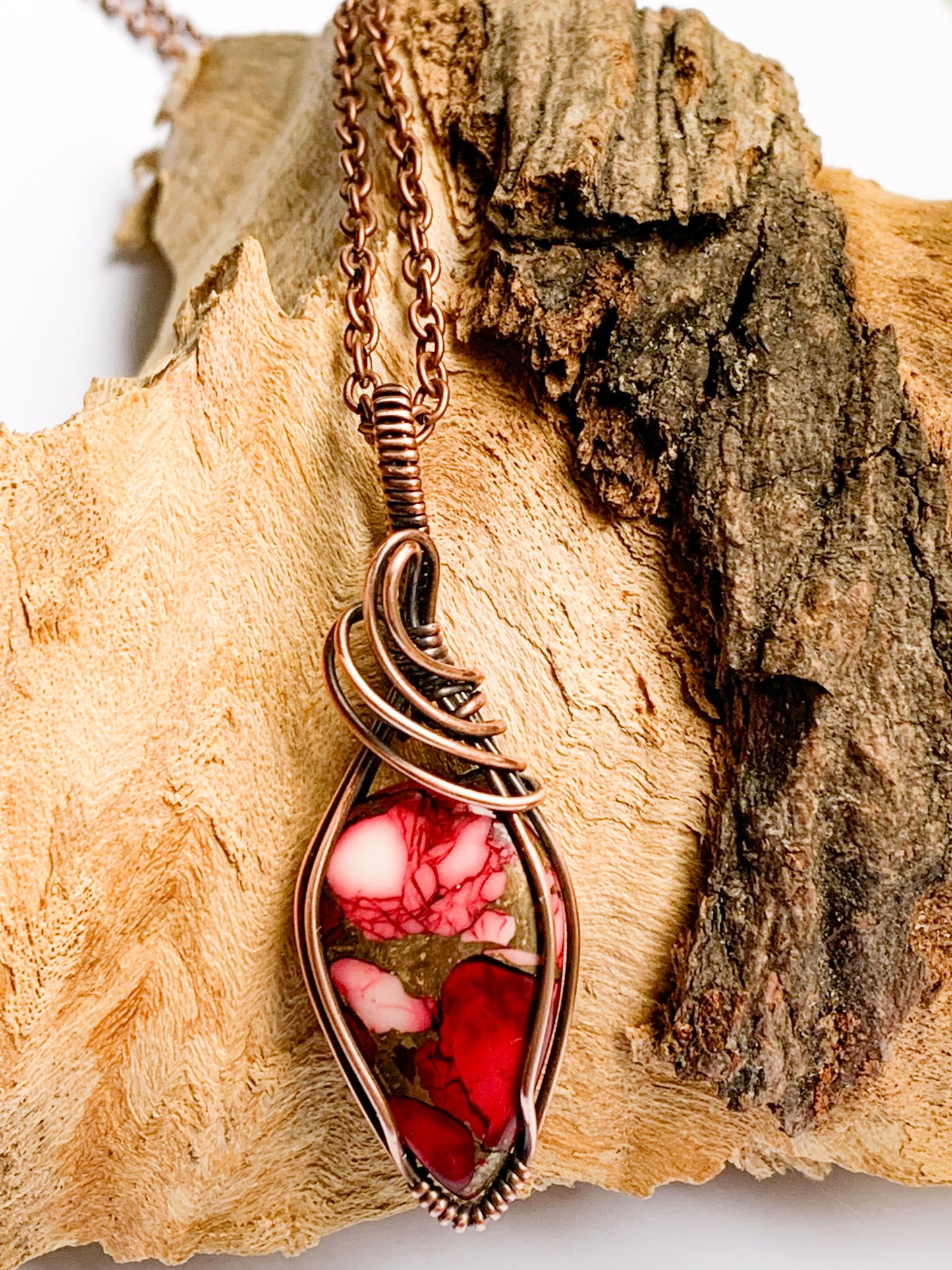 Dahlia Rose Turquoise Mosaic necklace