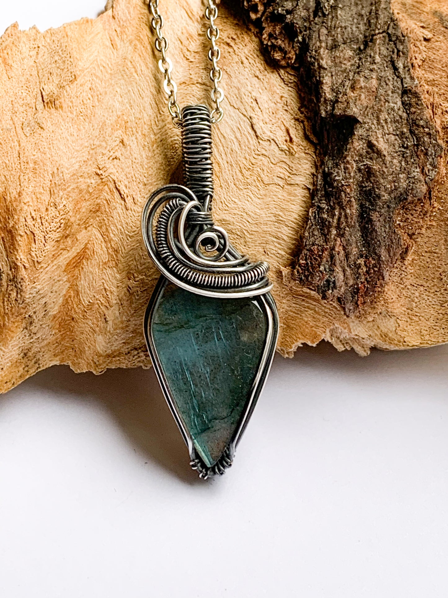 Labradorite necklace
