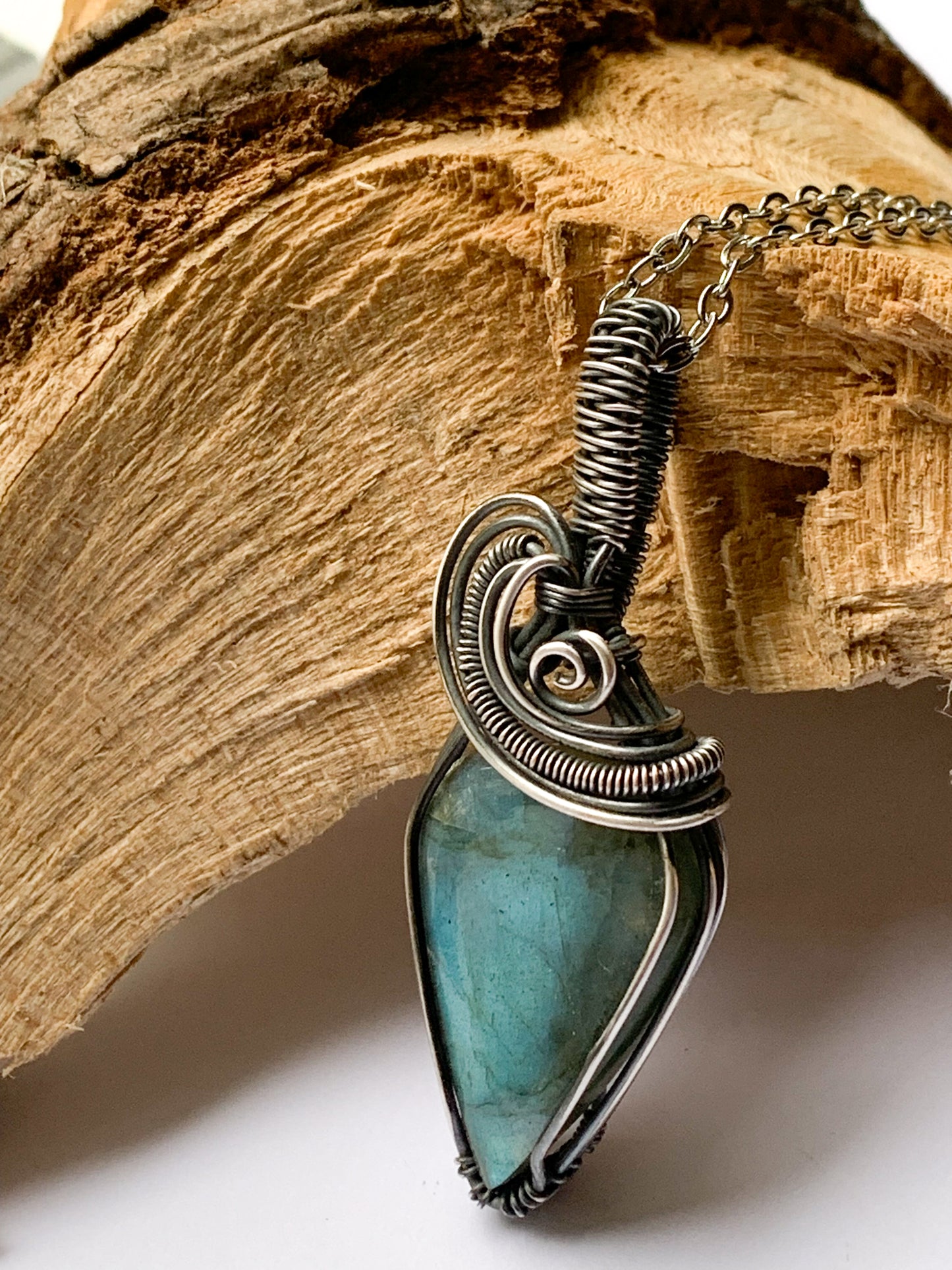 Labradorite necklace