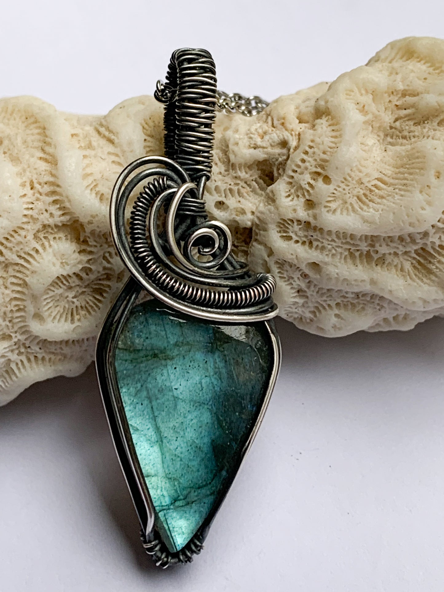 Labradorite necklace